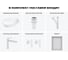 Комплект Wellsee 6 в 1 Lavinia Boho Bathroom Sink накладная раковина 55x40 см 3331108 20219468R 13