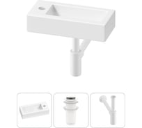 Комплект Wellsee 3 в 1 Lavinia Boho Bathroom Sink накладная/подвесная раковина 37x18 см 20215888R