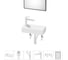 Комплект Wellsee 6 в 1 Lavinia Boho Bathroom Sink накладная/подвесная раковина 37x18 см 20219530R 1