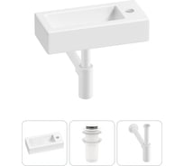 Комплект Wellsee 3 в 1 Lavinia Boho Bathroom Sink накладная/подвесная раковина 37x18 см 20215860R