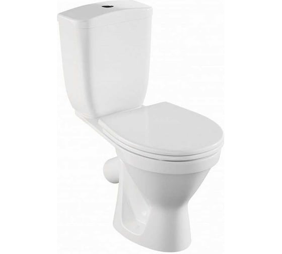 Унитаз Norm Blanc Duroplast выпуск 45 градусов, крышка дюропласт с микролифтом 9837B099-7202 1