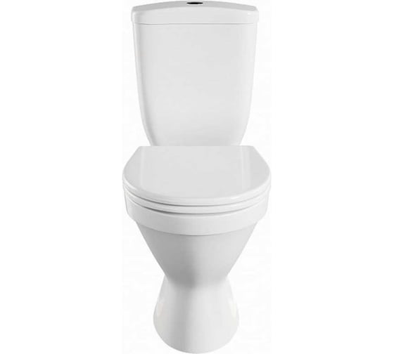 Унитаз Norm Blanc Duroplast выпуск 45 градусов, крышка дюропласт с микролифтом 9837B099-7202