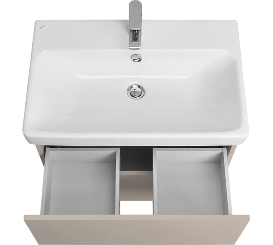 Тумба AQUATON Юнит 70 капучино, Раковина Адриана 70 1A286801UN4A0