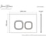 Комплект 3 в 1 IBERICA BLANCA инсталляция, унитаз TORNADO безободковый белый BURGOS ALTO (IB.BRA.234.1B1), клавиша IB001.BRA.234.837 5