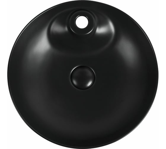 Керамическая накладная раковина Aquanet MOON-2-MB 430х430х130, черный матовый 00273671