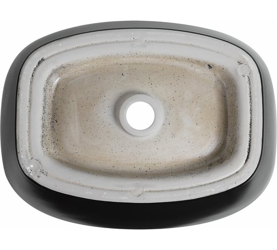Керамическая накладная раковина Aquanet FINE-1-MB 500х380х140, черный матовый 00273682