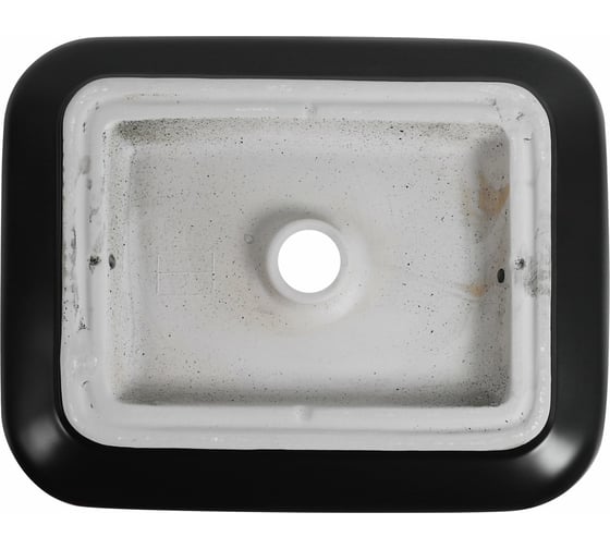 Керамическая накладная раковина Aquanet SOUL-1-MB 500х400х135, черный матовый 00245833