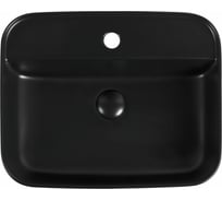 Керамическая накладная раковина Aquanet SOUL-2-MB 500х400х140, черный матовый 00273670