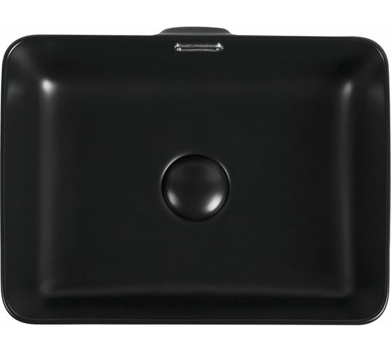 Керамическая накладная раковина Aquanet PERFECT-1-MB 405х315х140, черный матовый 00273678