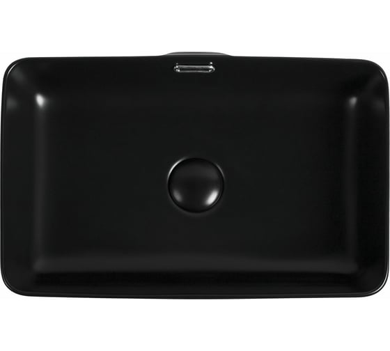 Керамическая накладная раковина Aquanet PERFECT-2-MB 480х315х140, черный матовый 00273677