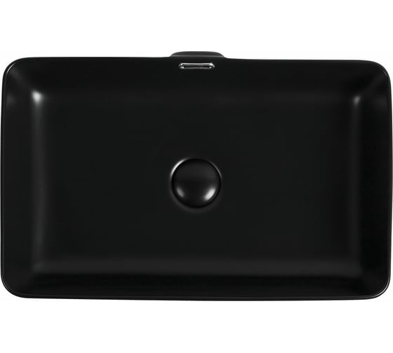 Керамическая накладная раковина Aquanet PERFECT-3-MB 550х350х140, черный матовый 00273676