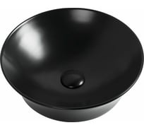 Керамическая накладная раковина Aquanet SMART-1-MB 420х420х125, черный матовый 00273686