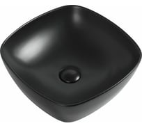 Керамическая накладная раковина Aquanet TREND-1-MB 400х400х140, черный матовый 00273684