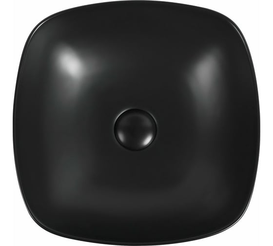 Керамическая накладная раковина Aquanet TREND-1-MB 400х400х140, черный матовый 00273684
