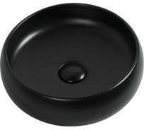 Керамическая накладная раковина Aquanet ROUND-1-MB 360х360х130, черный матовый 00273680