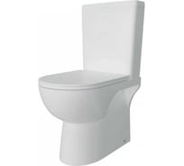 Унитаз напольный Maretti Sofia безободковый, с микролифтом, белый SF10NBM50-844