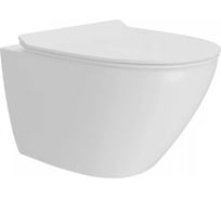 Унитаз подвесной Maretti Elena безободковый с микролифтом, белый EA10PBM93-844