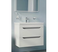 Тумба с умывальником IDDIS Sky подвесная, 70 см, белый, подходит умывальник 4077000i28 SKY70W0i95K