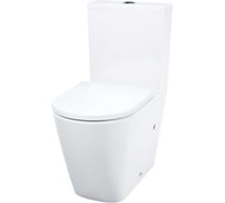 Унитаз-компакт безободковый IDDIS Slide с системой смыва Торнадо SLIRDSEi24