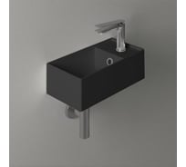 Раковина накладная или подвесная SIMAS AGILE размер 50x27, nero matt AG 50/Nero Matt/1 hole