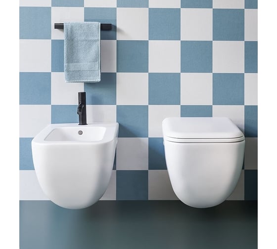 Подвесной безободковый унитаз CIELO Shui Comfort SHCOVSK bia
