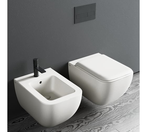 Подвесной безободковый унитаз CIELO Shui Comfort SHCOVSK bia