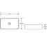 Раковина накладная Santi Line бежевая матовая, донный клапан в комплекте SL-1051BG 2
