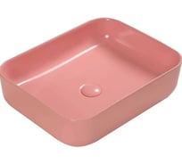 Раковина накладная Santi Line персиковая матовая, донный клапан в комплекте SL-1051P