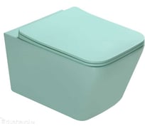 Унитаз подвесной, безободковый Santi Line светло-зелёный матовый SL-5007LG