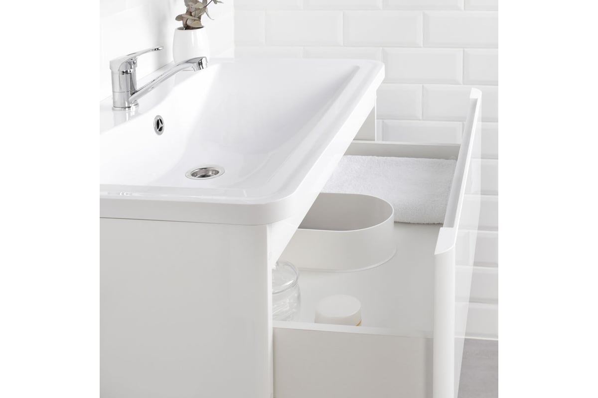 Подвесная тумба с раковиной ИТАНА Roberto 80 - выгодная цена, отзывы ...