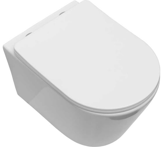 Унитаз подвесной с сиденьем Aquanet Atago 3.0 W TORNADO (Soft Close-SLIMSEAT) 347999