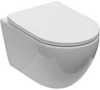Унитаз подвесной с сиденьем Aquanet Cetus 3.0 W TORNADO (Soft Close-SLIMSEAT) 348001