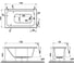 Ванна Vitra Optimum Neo 170x70 см 64530001000 4