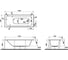 Ванна Vitra Optimum Neo 170x70 см 64530001000 4