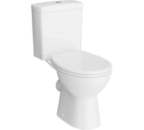 Напольный безободковый унитаз VITRA S10 SmoothFlush c термопластовым сиденьем микролифт 9864B003-7201