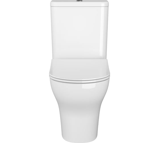 Комплект Vitra ободковый унитаз Zentrum Open-back + тонкое сиденье с микролифтом 9012B003-7209