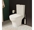Комплект Vitra ободковый унитаз Zentrum Open-back + тонкое сиденье с микролифтом 9012B003-7209 4