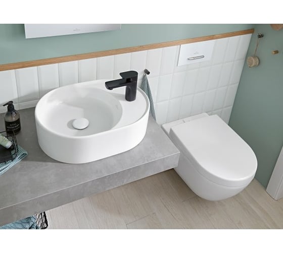 Подвесной унитаз Villeroy & Boch Subway 2.0 шгв 370x560x365 цвет-альпийский белый 5614A101