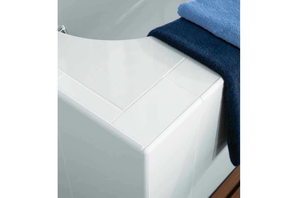 Ванна Villeroy & Boch Oberon шгв 1600x750x450 цвет-белый UBQ160OBE2V-01 ...