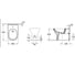 Напольное биде Villeroy & Boch O'Novo шгв 360x560x400 цвет-альпийский белый 54610001 2