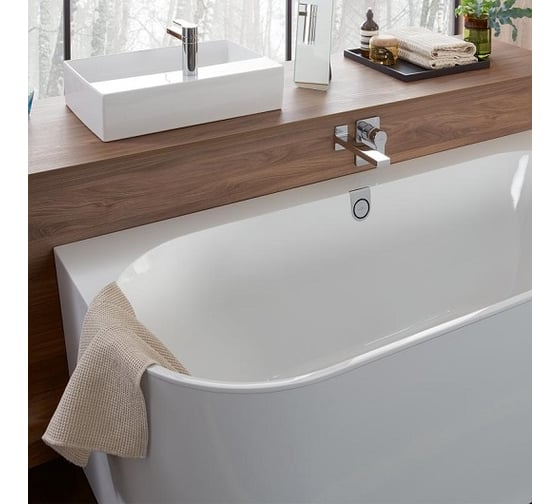 Ванна Villeroy & Boch Oberon 2.0 шгв 1800х800х460, Quaryl, цвет-альпийский белый UBQ180OBR9CD00V-01