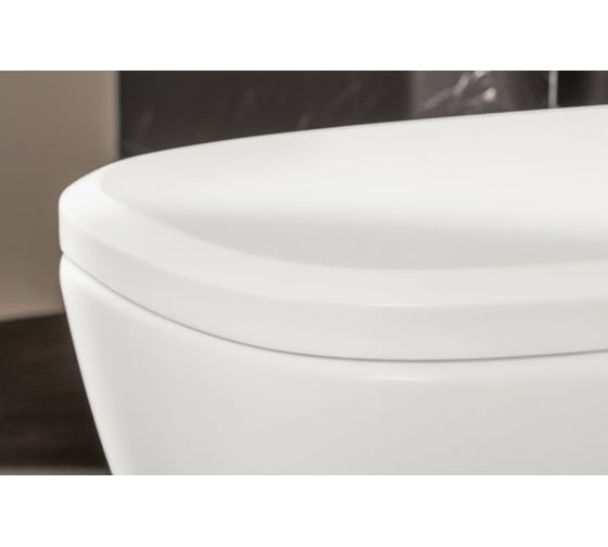 Подвесной унитаз Villeroy & Boch Antheus шгв 375x560x350 CeramicPlus альпийский белый 4608R0R1