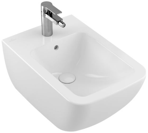 Подвесное биде Villeroy & Boch Venticello CeramicPlus цвет-альпийский белый 441100R1