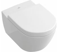 Подвесной унитаз Villeroy & Boch Subway 2.0 шгв 370x560x415 цвет-альпийский белый 5614R001