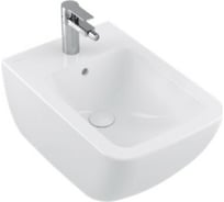 Подвесное биде Villeroy & Boch Verity Line шгв 375x560x285 цвет-альпийский белый 44150001