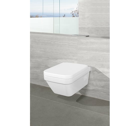 Подвесной унитаз Villeroy & Boch Architectura шгв 370x530x320 цвет-альпийский белый 5685HR01