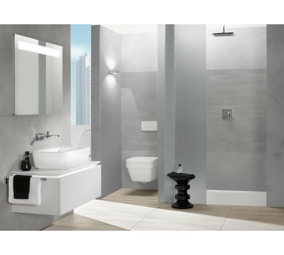 Подвесной унитаз Villeroy & Boch Architectura шгв 370x530x320 цвет-альпийский белый 5685HR01