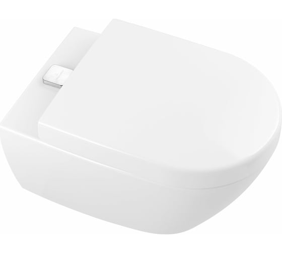 Подвесной унитаз Villeroy & Boch Subway 2.0 CeramicPlus цвет-альпийский белый 5614A1R1