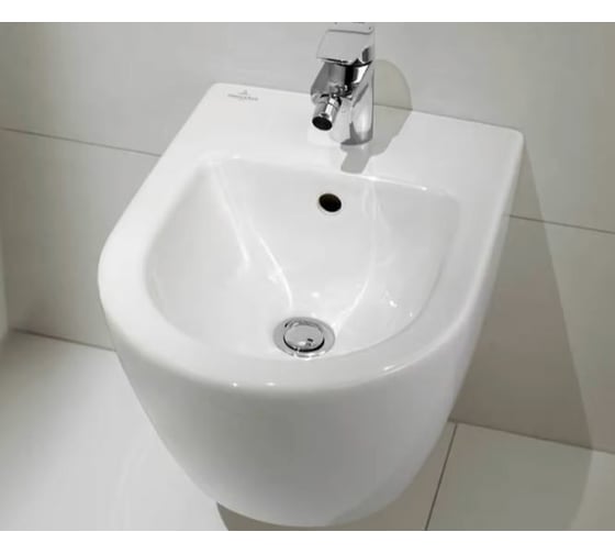 Подвесное биде Villeroy & Boch Subway 2.0 шгв 375x565x280 цвет биде-альпийский белый 54000001