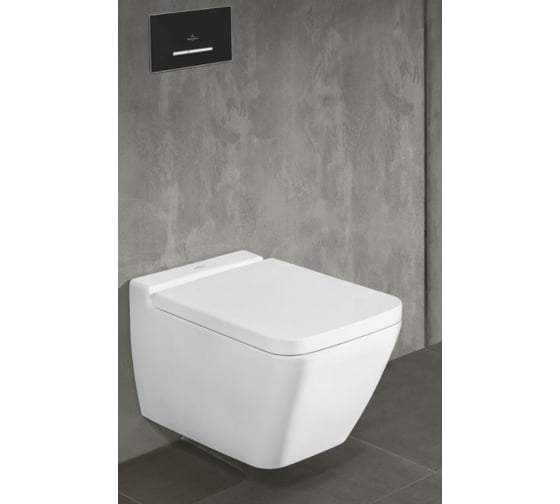 Подвесной унитаз Villeroy & Boch Finion шгв 375x560x350 CeramicPlus цвет-альпийский белый 4664R0R1